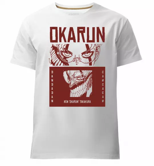 Чоловіча преміум футболка Okarun Білий фото