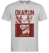 Мужская футболка Okarun Серый фото