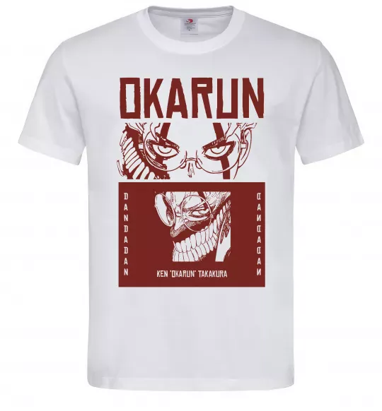 Мужская футболка Okarun Белый фото