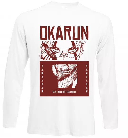 Лонгслів Okarun Білий фото