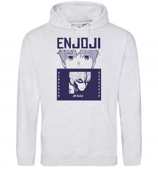 Чоловіча толстовка (худі) Enjoji Сірий меланж фото
