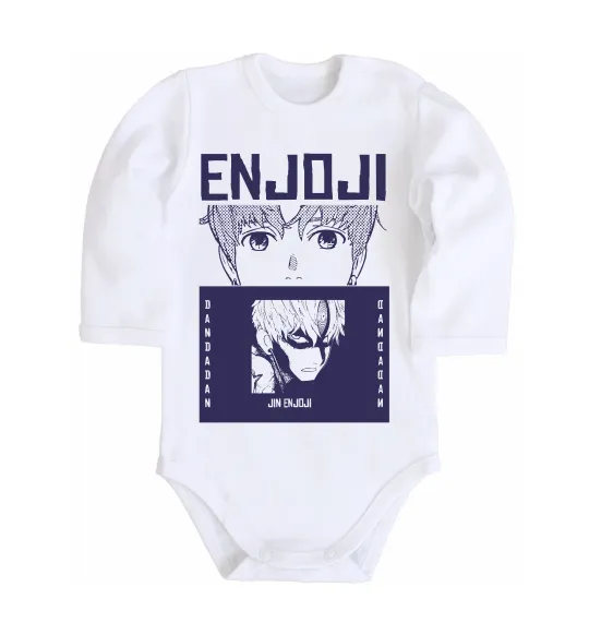 Дитячий бодік Enjoji Білий фото