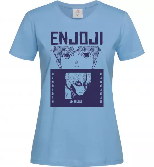 Женская футболка Enjoji Голубой фото