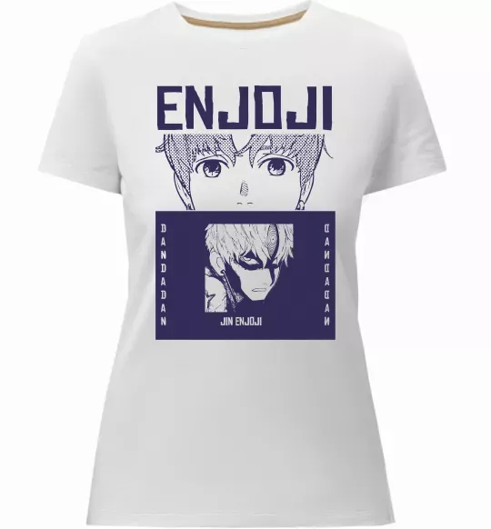 Жіноча преміум футболка Enjoji Білий фото