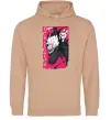 Женская толстовка (худи) Dan Da Dan Okarun Песочный фото