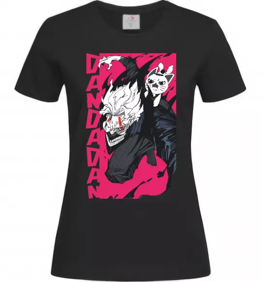 Женская футболка Dan Da Dan Okarun Черный фото