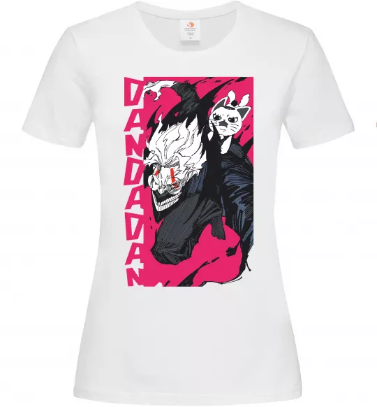 Женская футболка Dan Da Dan Okarun Белый фото