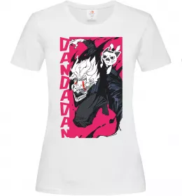 Женская футболка Dan Da Dan Okarun Белый фото