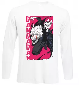Лонгслив Dan Da Dan Okarun Белый фото