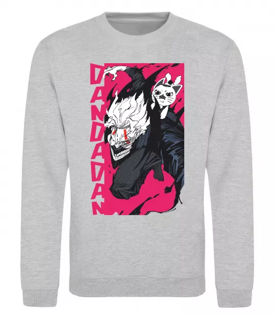 Світшот Dan Da Dan Okarun Сірий меланж фото