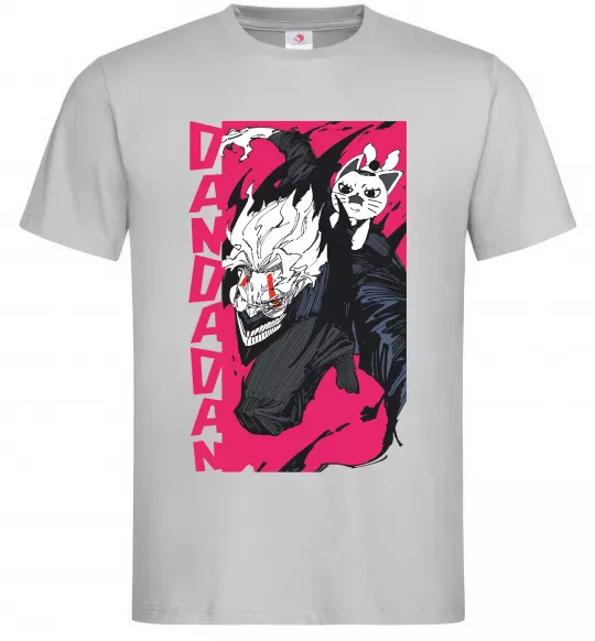 Мужская футболка Dan Da Dan Okarun Серый фото