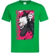 Мужская футболка Dan Da Dan Okarun Зеленый Мужская футболка Dan Da Dan Okarun Зеленый фото