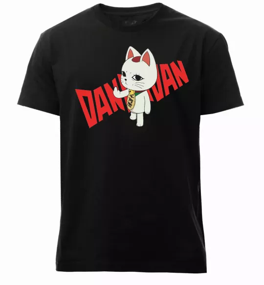 Мужская премиум футболка Maneki Neko Черный фото