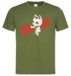 Мужская футболка Maneki Neko Оливковый фото