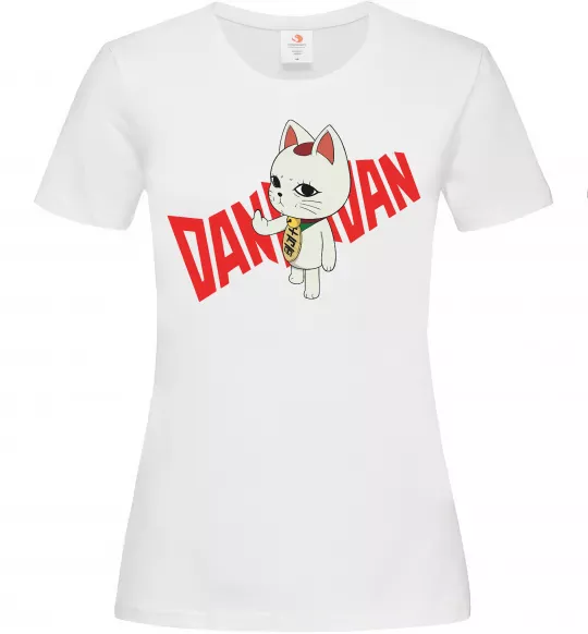 Женская футболка Maneki Neko Белый фото