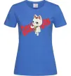 Женская футболка Maneki Neko Ярко-синий фото