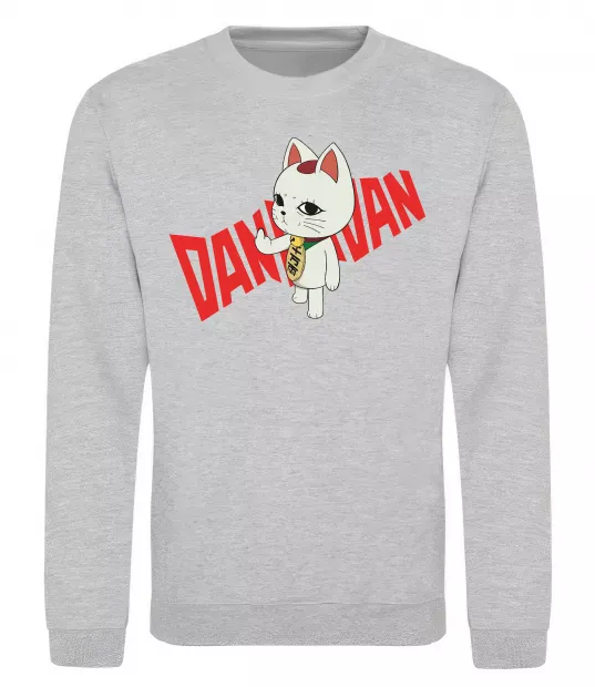 Свитшот Maneki Neko Серый меланж фото