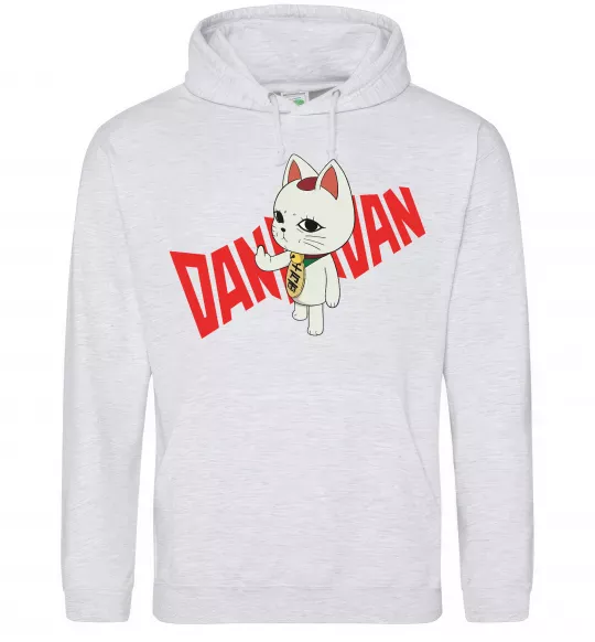 Женская толстовка (худи) Maneki Neko Серый меланж фото