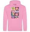 Жіноча толстовка (худі) Дандадан колаж Рожевий фото