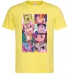 Мужская футболка Дандадан колаж Лимонный фото