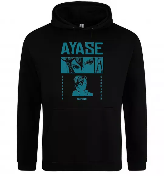 Чоловіча толстовка (худі) Ayase Momo Чорний фото