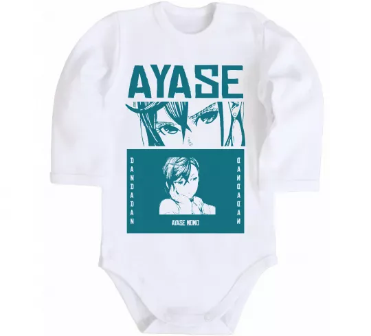 Детский боди Ayase Momo Белый фото