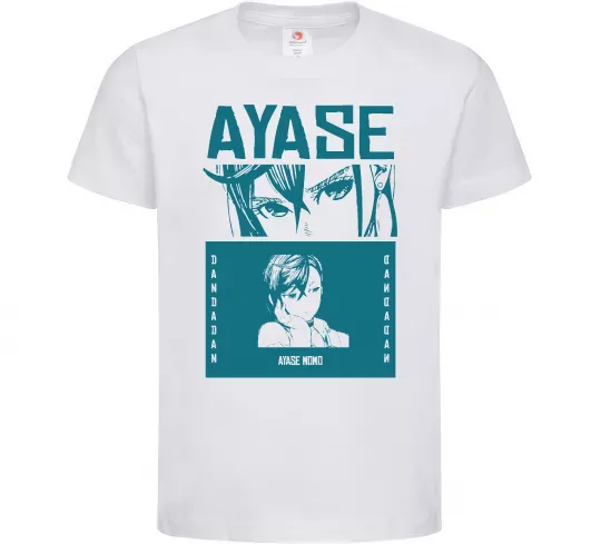 Детская футболка Ayase Momo Белый фото