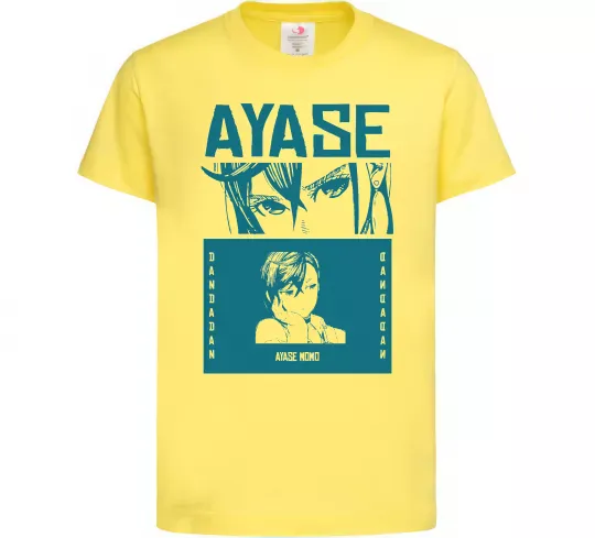 Детская футболка Ayase Momo Лимонный фото
