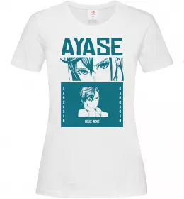 Женская футболка Ayase Momo Белый фото