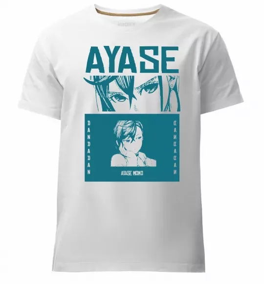 Чоловіча преміум футболка Ayase Momo Білий фото