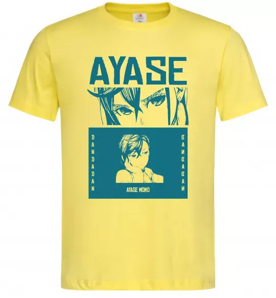 Мужская футболка Ayase Momo Лимонный фото