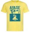 Мужская футболка Ayase Momo Лимонный фото