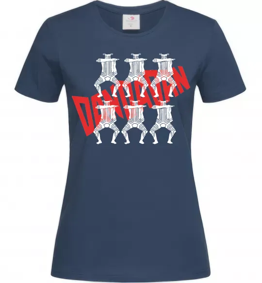 Женская футболка Alien Serpo Темно-синий фото