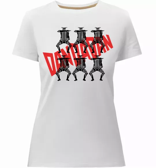 Женская премиум футболка Alien Serpo Белый фото