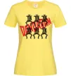 Женская футболка Alien Serpo Лимонный фото