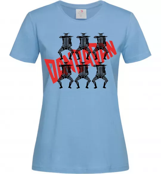 Женская футболка Alien Serpo Голубой фото