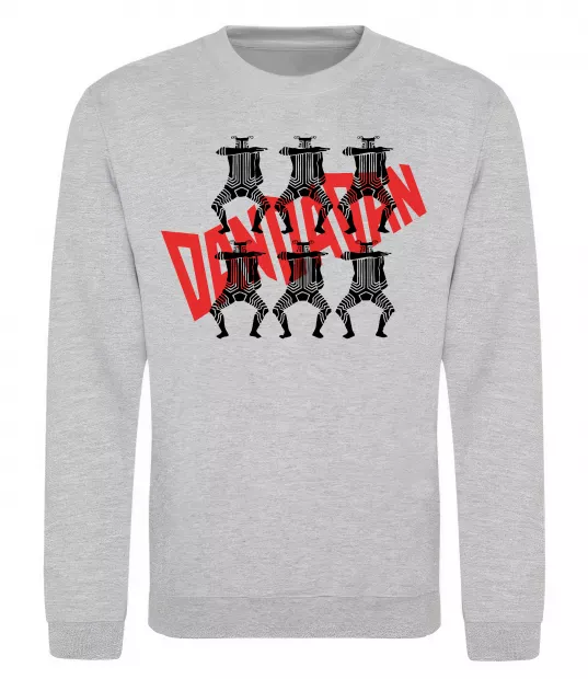 Світшот Alien Serpo Сірий меланж фото