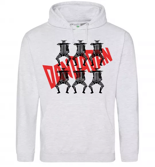 Женская толстовка (худи) Alien Serpo Серый меланж фото