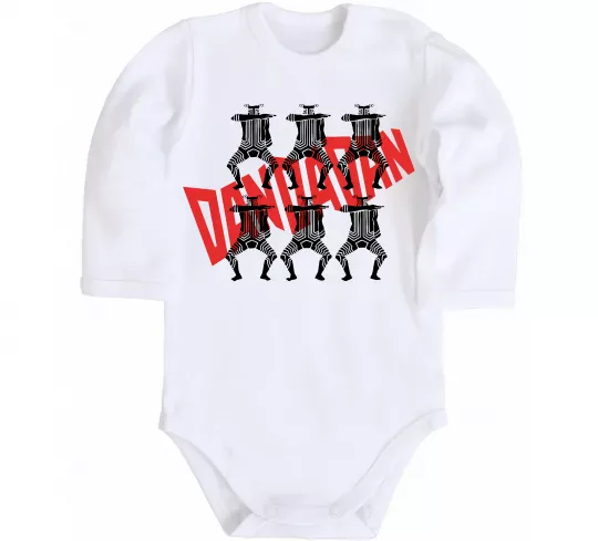 Дитячий бодік Alien Serpo Білий фото