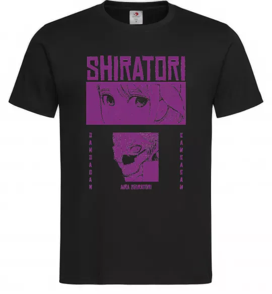 Чоловіча футболка Shiratori Чорний фото