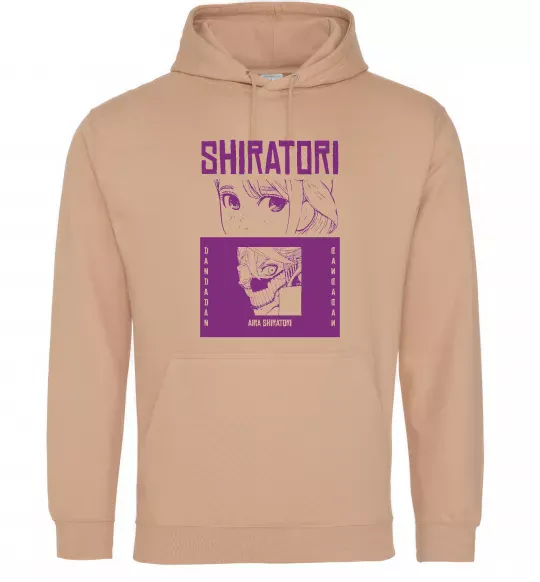 Мужская толстовка (худи) Shiratori Песочный фото