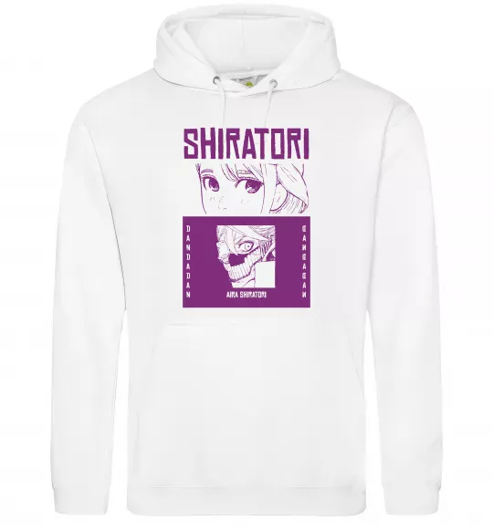 Женская толстовка (худи) Shiratori Белый фото