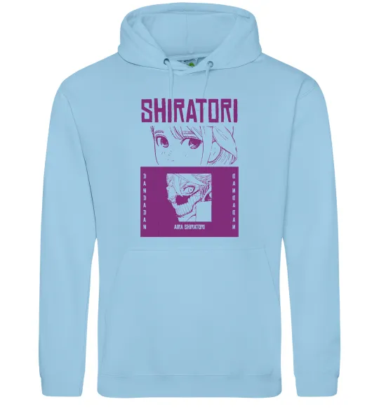 Жіноча толстовка (худі) Shiratori Блакитний фото
