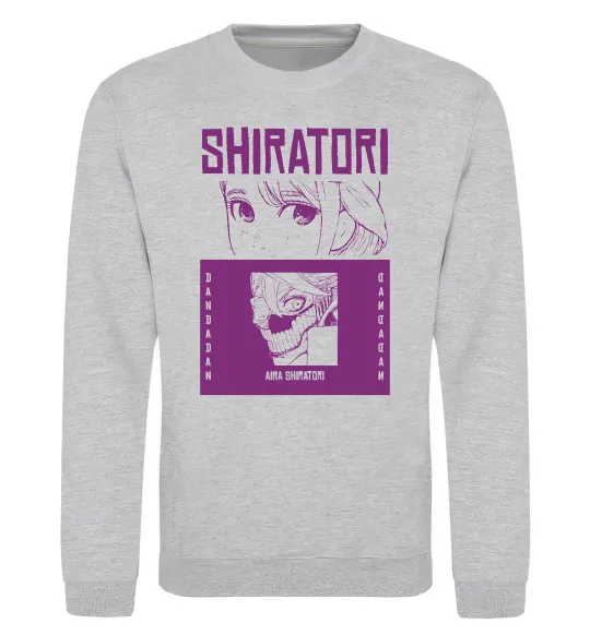 Свитшот Shiratori Серый меланж фото