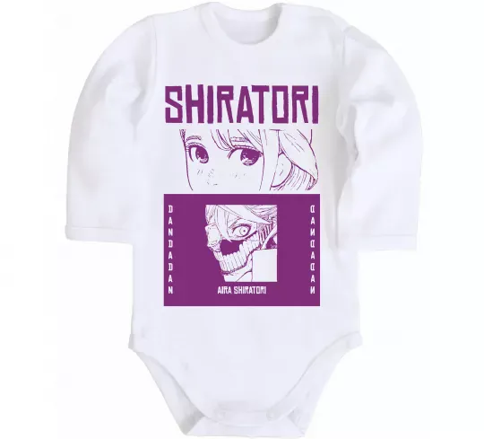 Детский боди Shiratori Белый фото