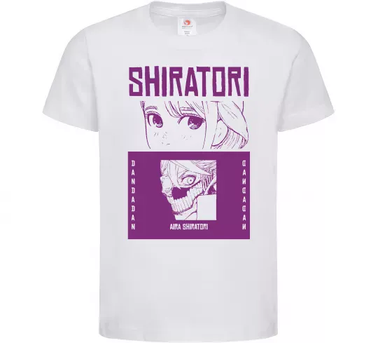 Детская футболка Shiratori Белый фото