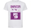 Детская футболка Shiratori Белый фото