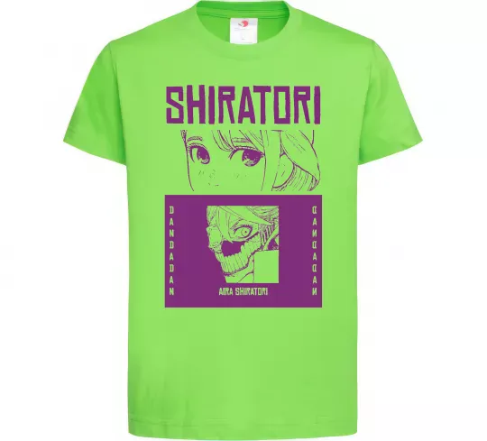 Детская футболка Shiratori Лаймовый фото