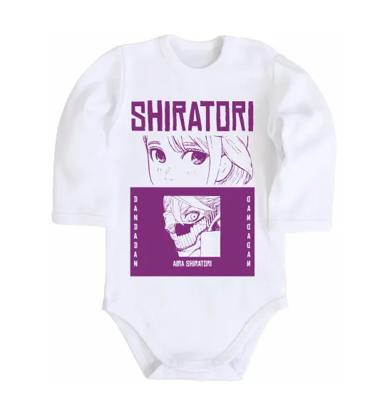 Детский боди Shiratori Белый фото