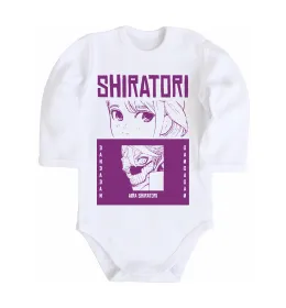 Детский боди Shiratori Белый фото